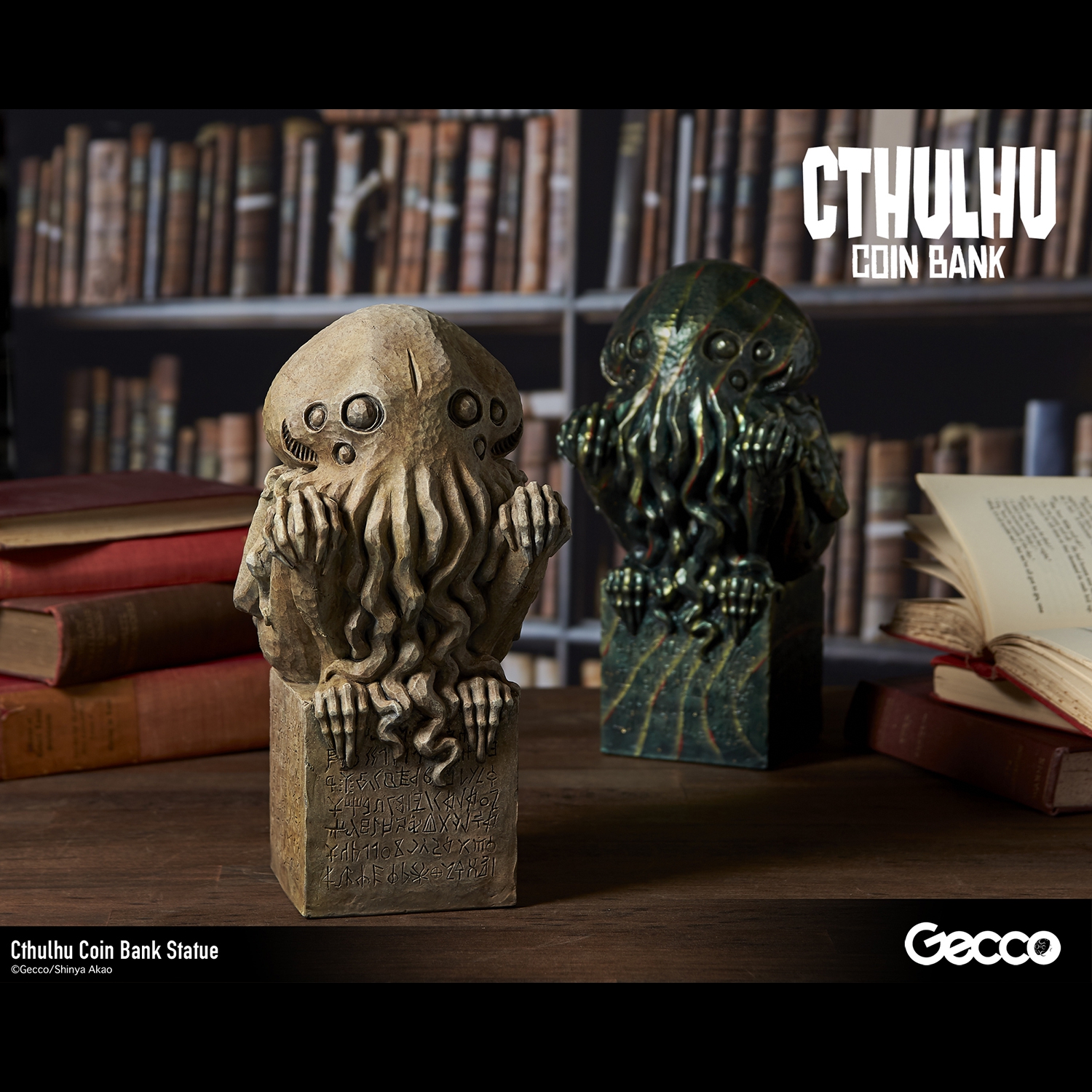 Cthulhu Coin Bank Statue (Stone Color)